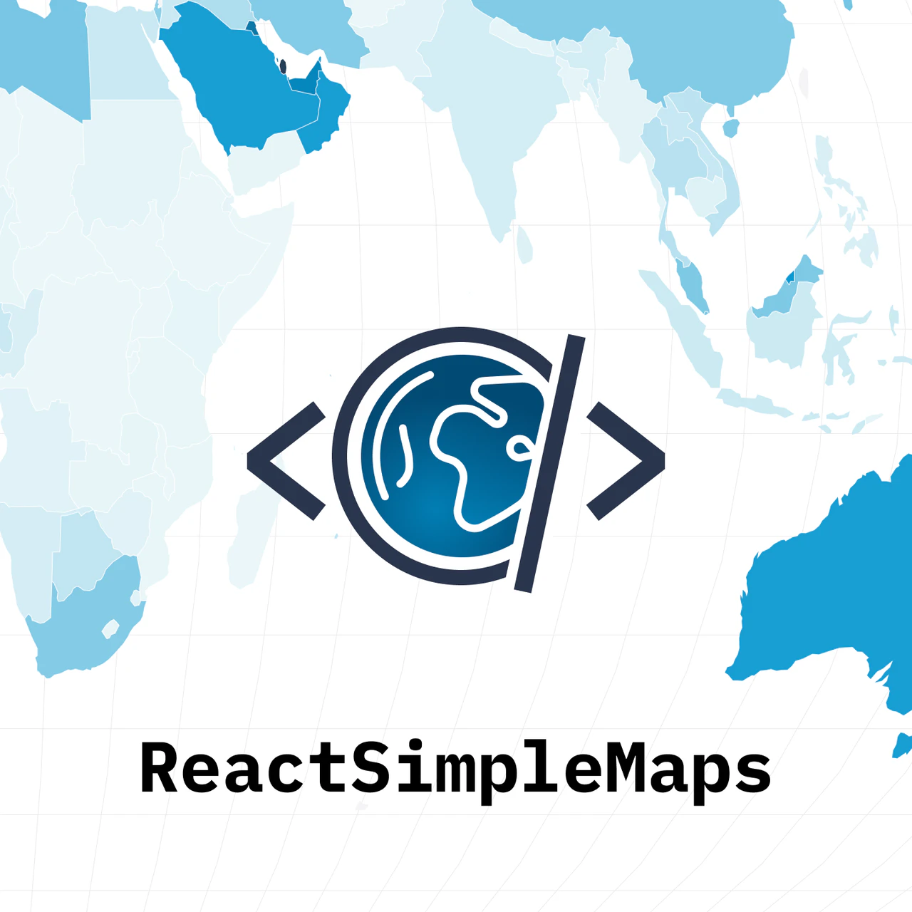 Cover visual for the React Simple Maps library